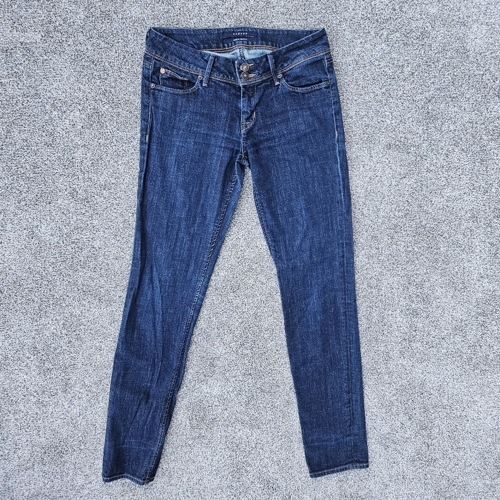 Hudson Maddox Skinny Jeans Lisa Wash Stretch Cotton Blue Denim W459DHK Women 28